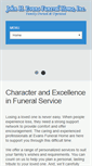 Mobile Screenshot of evansfuneralhome.com
